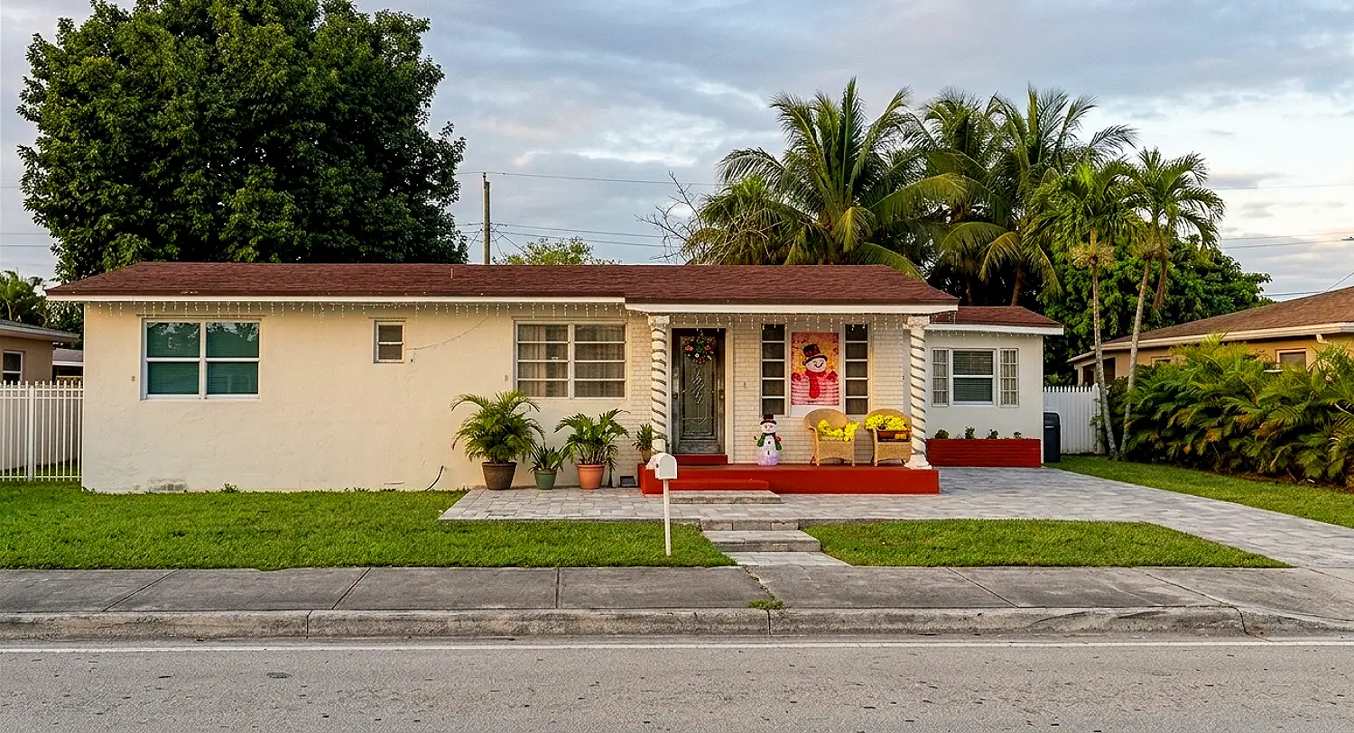 House With Decorations Pic